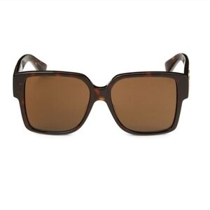 Yves Saint Laurent Tortoise Shell Square Sunglasses